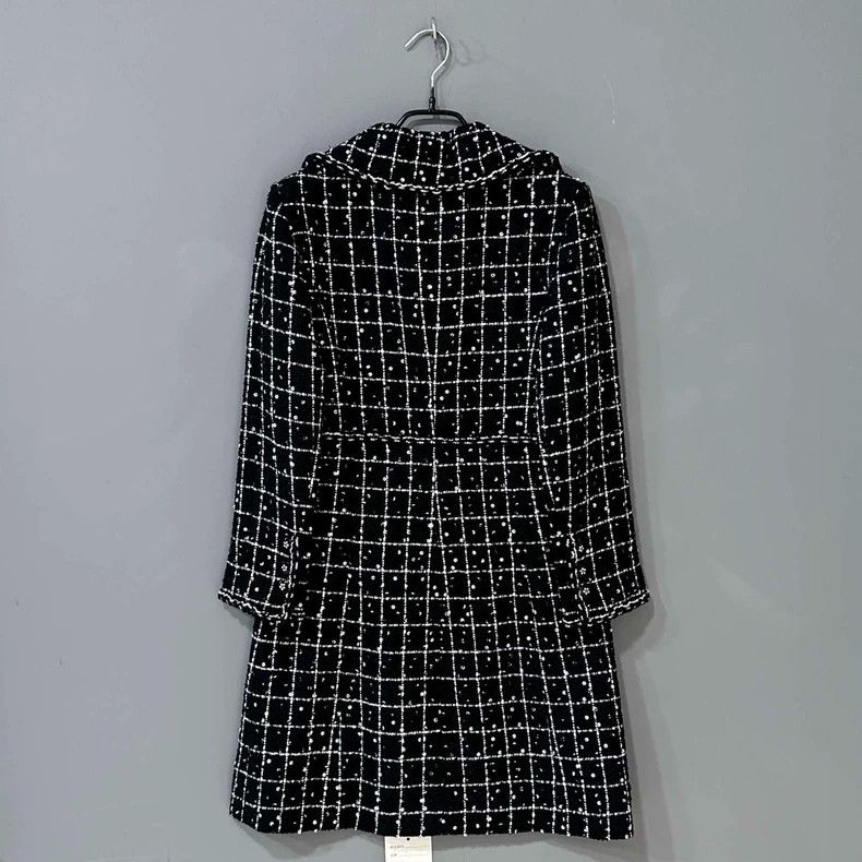 Chanel Chanel 23K flower sequin plaid long coat Size XS / US 0-2 / IT 36-38 - 3 Thumbnail