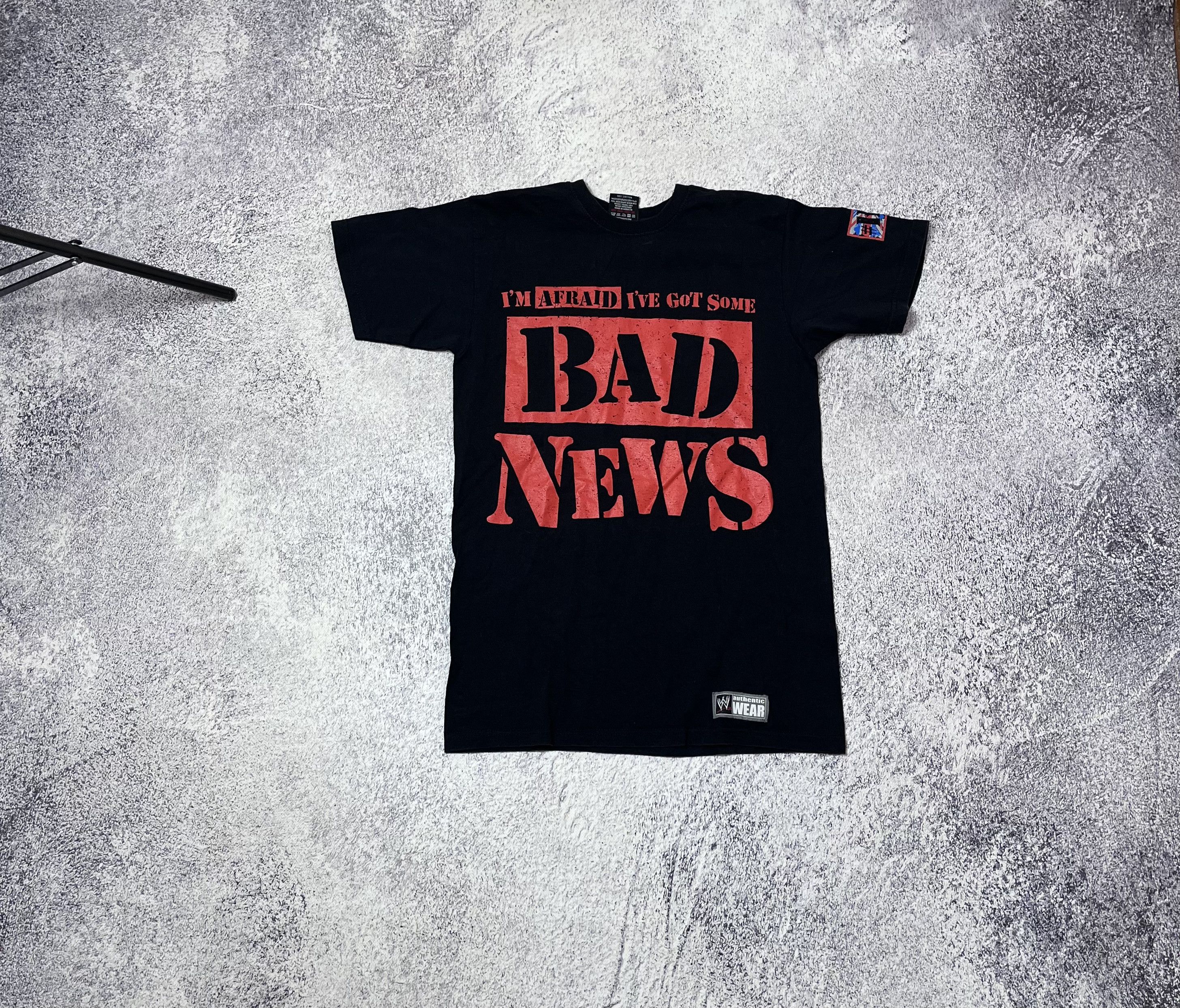 WWE Mens t-shirt WWE Bad News size S Size US S / EU 44-46 / 1 - 1 Thumbnail