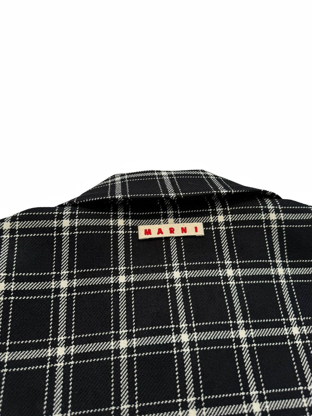 Marni Sz50 Wool Plaid Zip Up Jacket Size US M / EU 48-50 / 2 - 7 Thumbnail