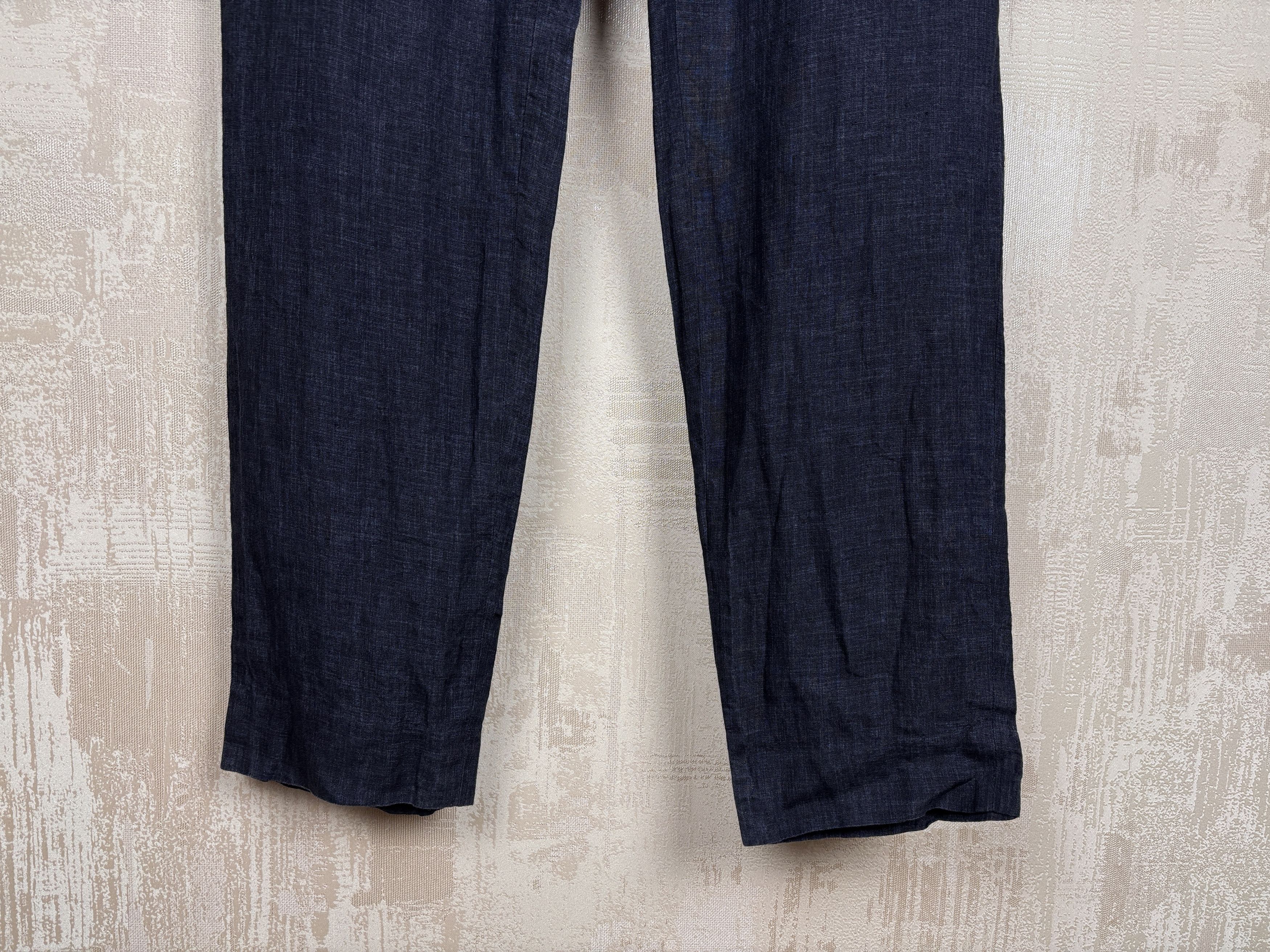Cos COS Linen Chino Pants Men's Size EUR 48 (M) Navy Blue Size US 32 / EU 48 - 6 Thumbnail