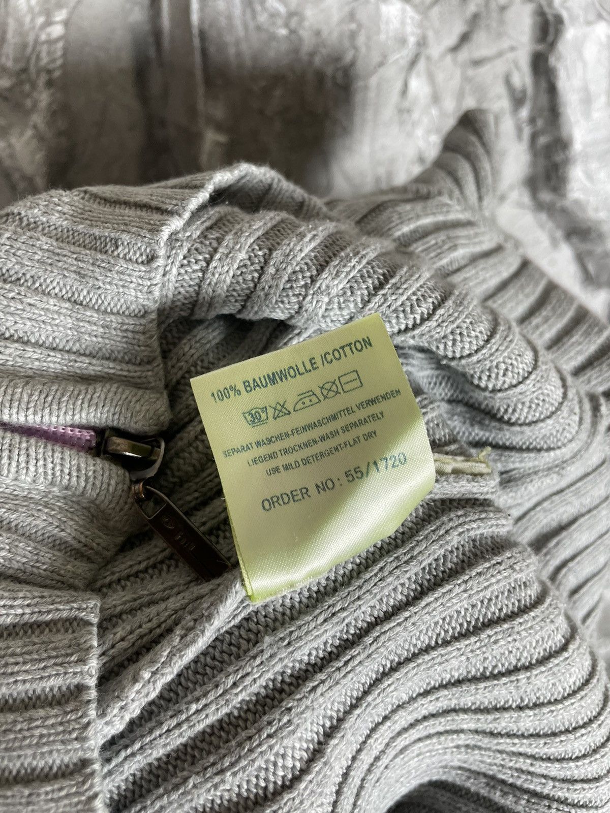 20471120 × Le Grande Bleu (L.G.B.) × Seditionaries Y2K Vintage Zip Stripes Sweater LGB Japanese Style Size US S / EU 44-46 / 1 - 10 Thumbnail