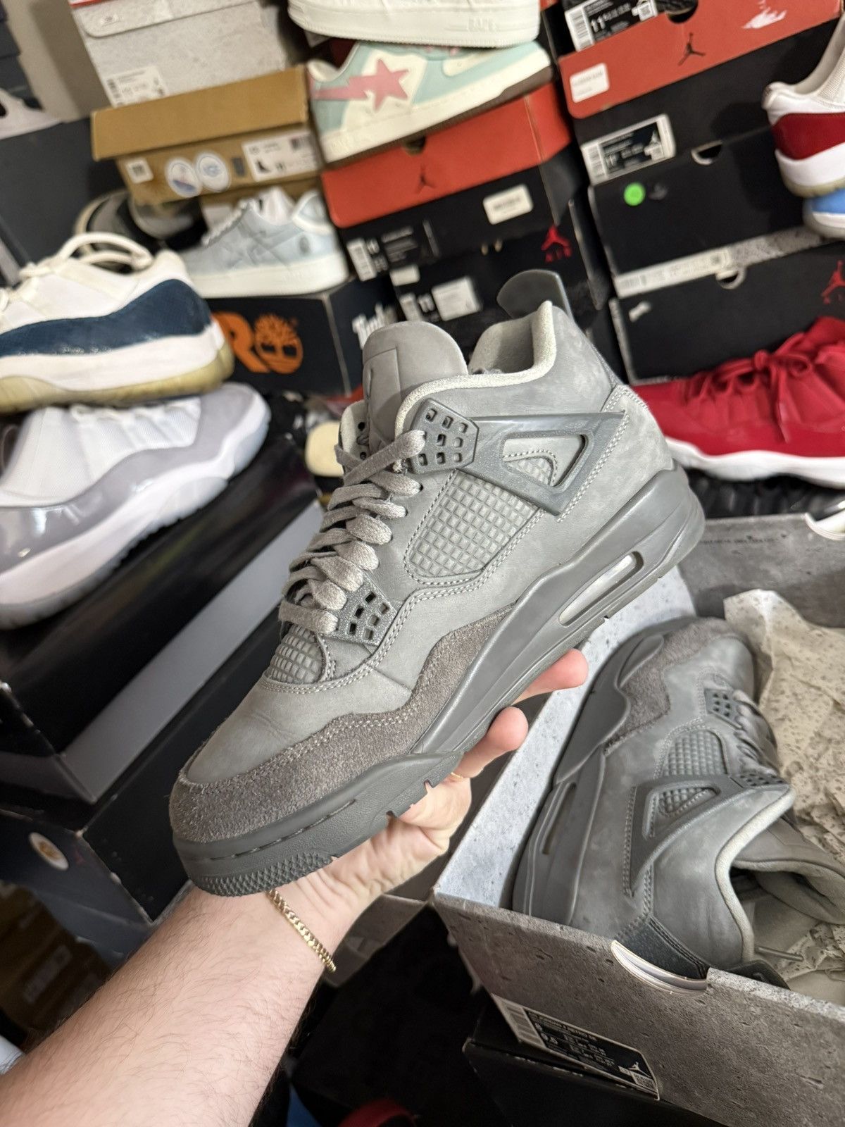 Jordan Brand Jordan retro 4 wet cement sz 8 Size US 8 / EU 41 - 3 Thumbnail