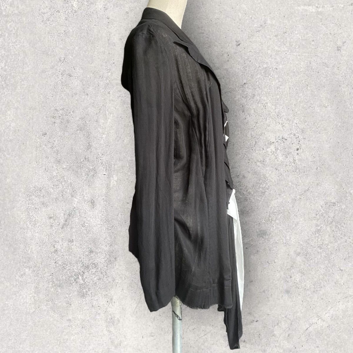 Yohji Yamamoto NWT Runway SS23 Frill Blazer Size L / US 10 / IT 46 - 4 Thumbnail