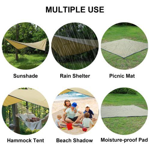 Designer × Homemade Camping Tarp Waterproof, Hammock Rain Fly Lightweight, Backp Size US L / EU 52-54 / 3 - 7 Thumbnail