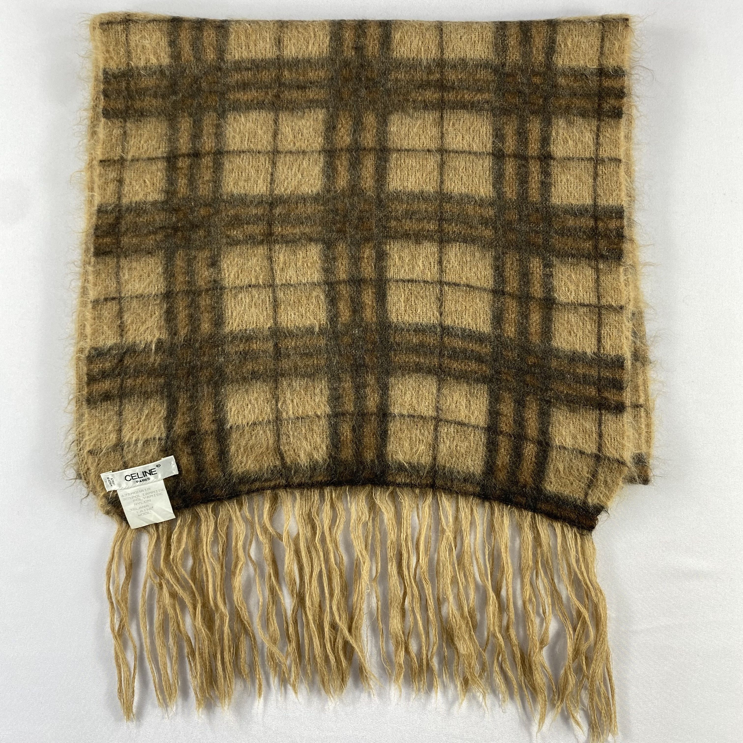 Celine Vintage Celine Scarf Neck Wrap Wool Muffler Size ONE SIZE - 2 Thumbnail