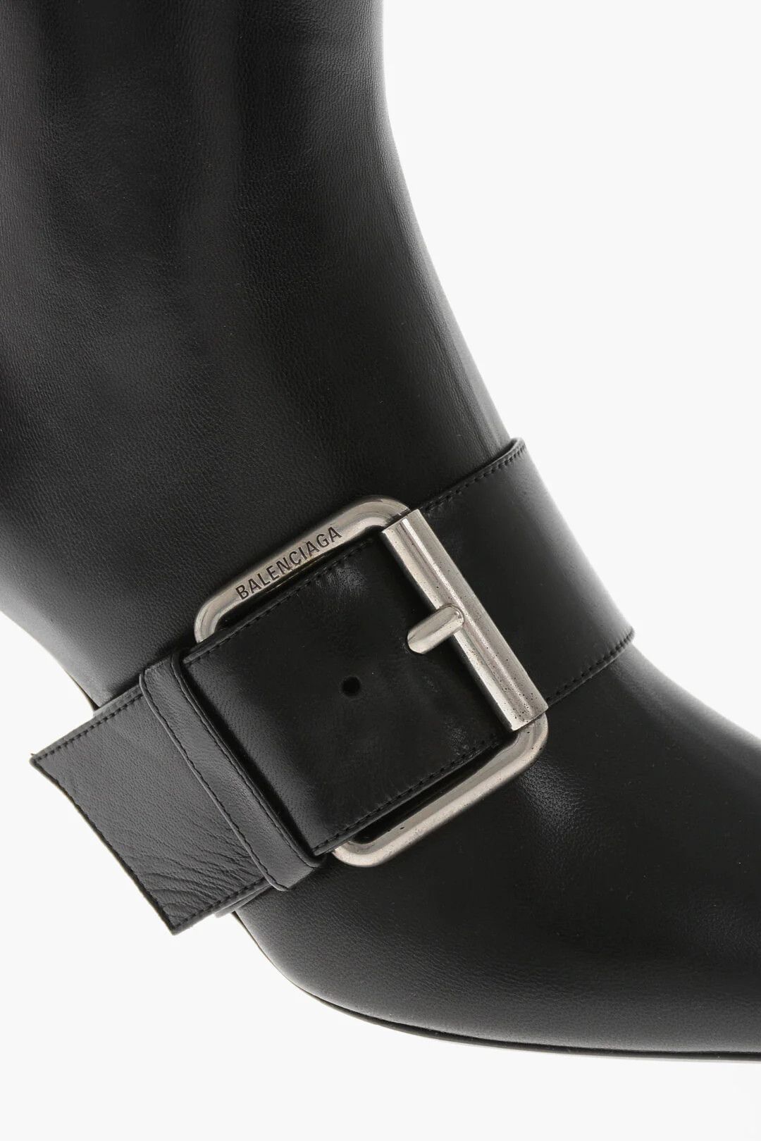 Balenciaga og1mm0326 Leather Ankle Boots in Black Size US 6 / IT 36 - 4 Thumbnail