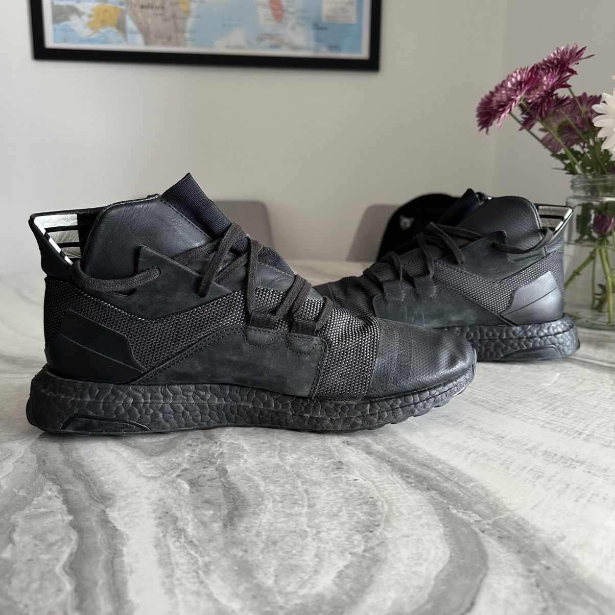 Y-3 adidas Y-3 Kozoko High Core Black Sneakers Size US 9.5 / EU 42-43 - 6 Thumbnail