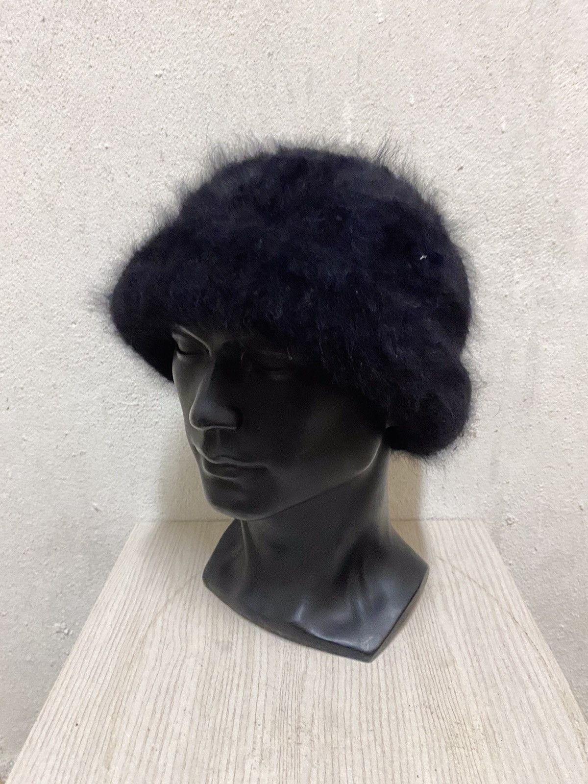 Japanese Brand Japanese Brand Plain Fur Fleece Beanie Hat Size ONE SIZE - 3 Thumbnail