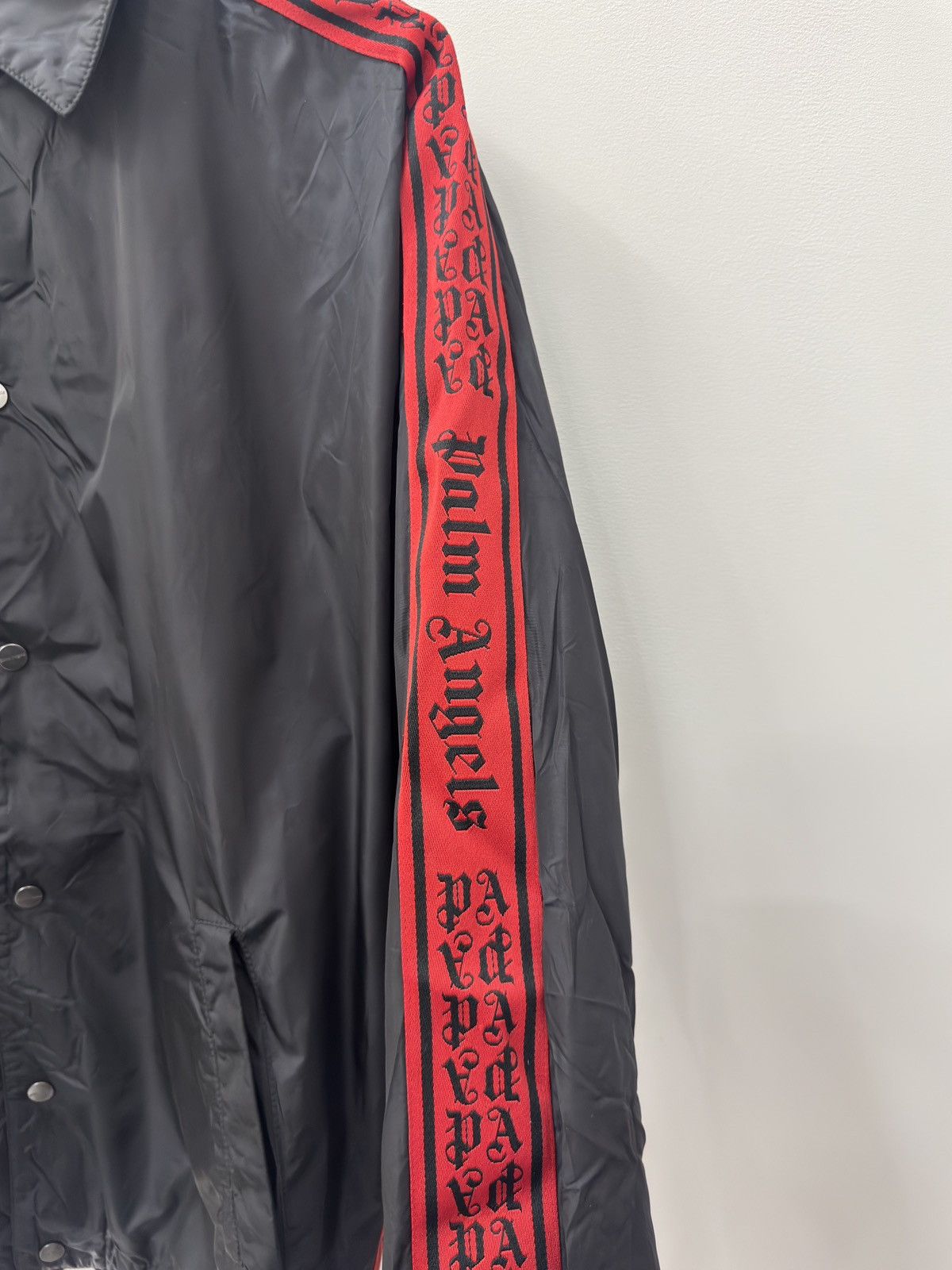 Palm Angels Palm Angels Red Black Track Jacket Size US M / EU 48-50 / 2 - 2 Thumbnail