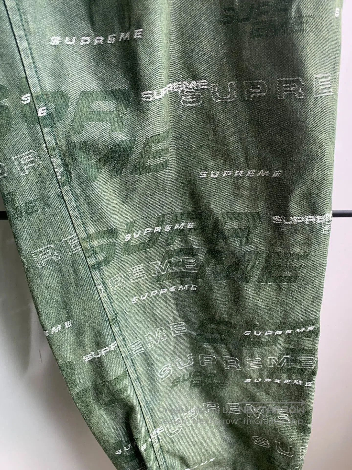 Supreme Supreme FW19 Dimensions Logo Denim Skate Pant. Size US 32 / EU 48 - 6 Thumbnail