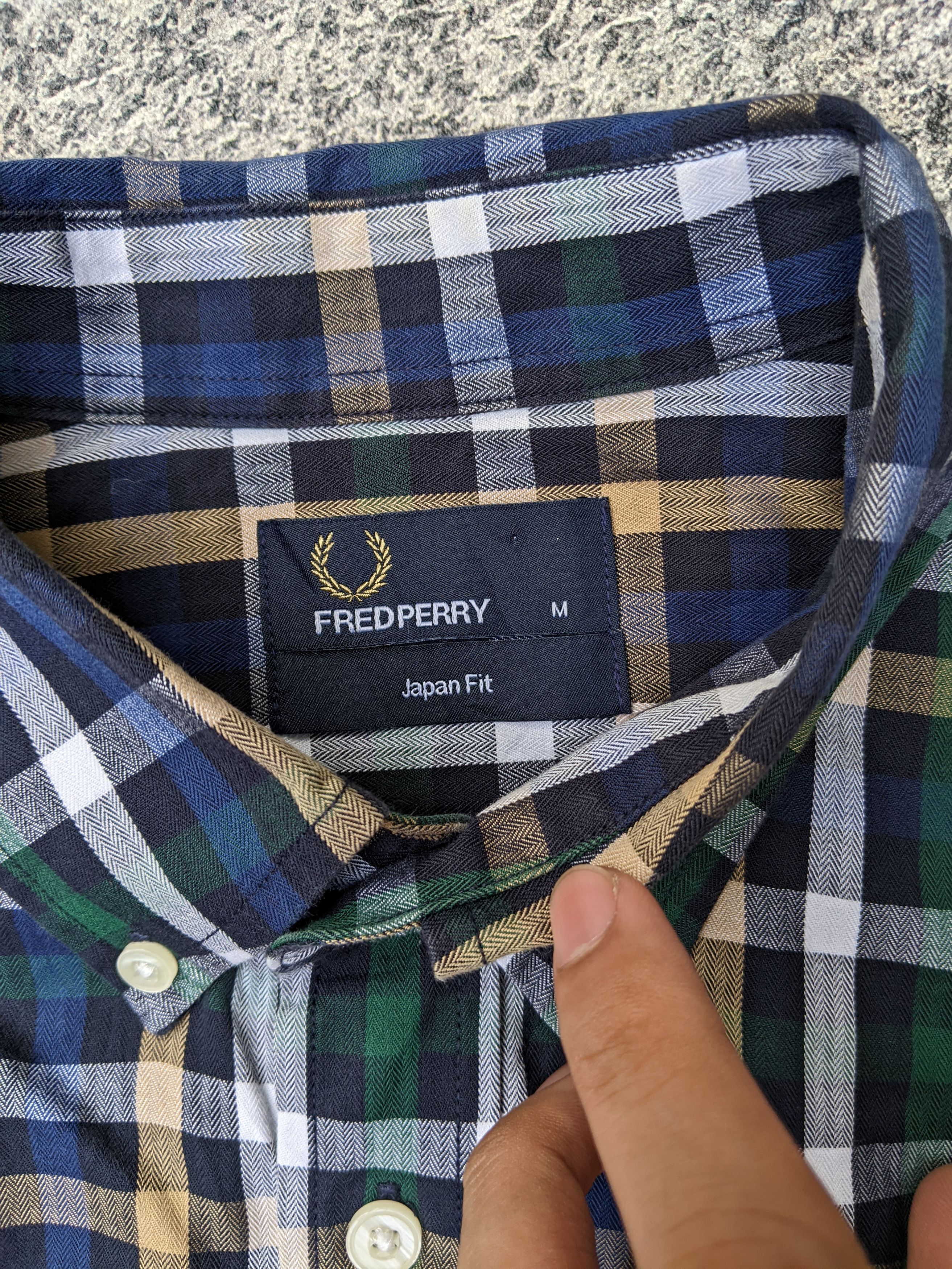 Fred Perry Fred Perry Check Button Down Classic Shirt Size US M / EU 48-50 / 2 - 4 Thumbnail