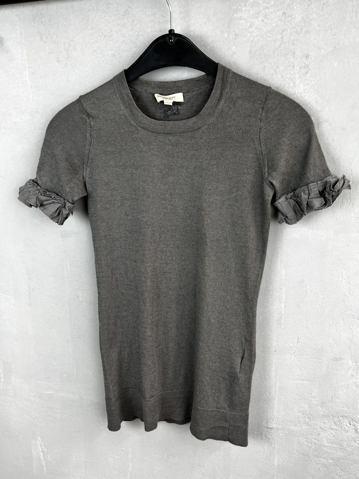 Burberry × Other Burberry London t shirt silk cashmere Size XS / US 0-2 / IT 36-38 - 4 Thumbnail