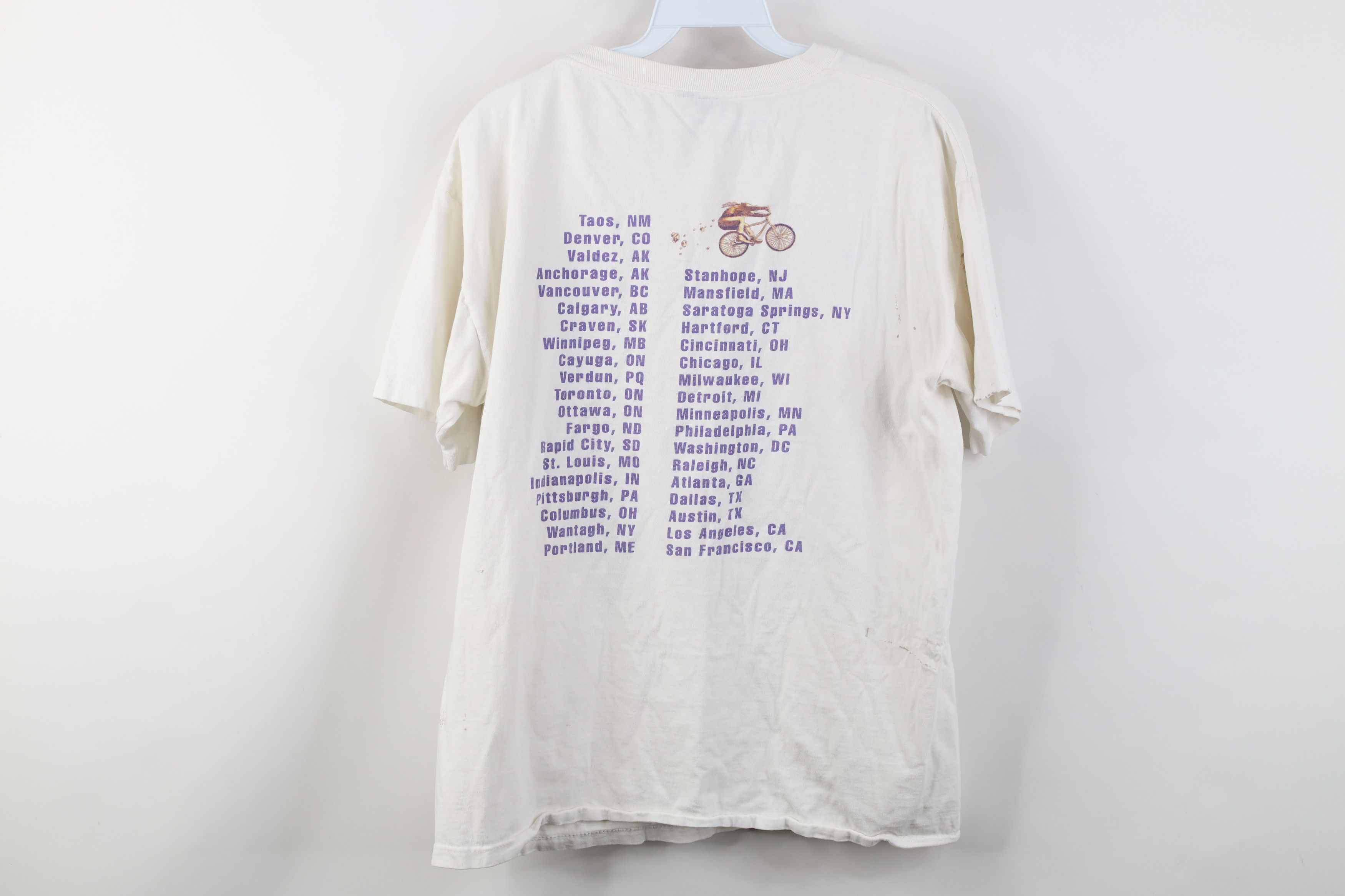 Vintage Vintage 90s 1995 Tour Blues Traveler Band T-Shirt USA Size L / US 10 / IT 46 - 14 Thumbnail