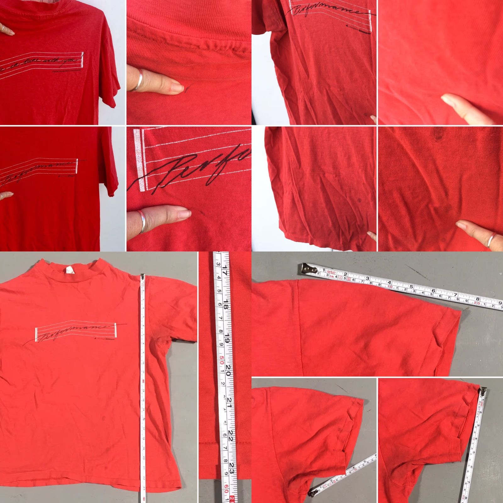 Hanes Performance Ultratech Stepper Hanes L Men Red 1980s Digital Equipment Corporation Tee Size US L / EU 52-54 / 3 - 8 Thumbnail