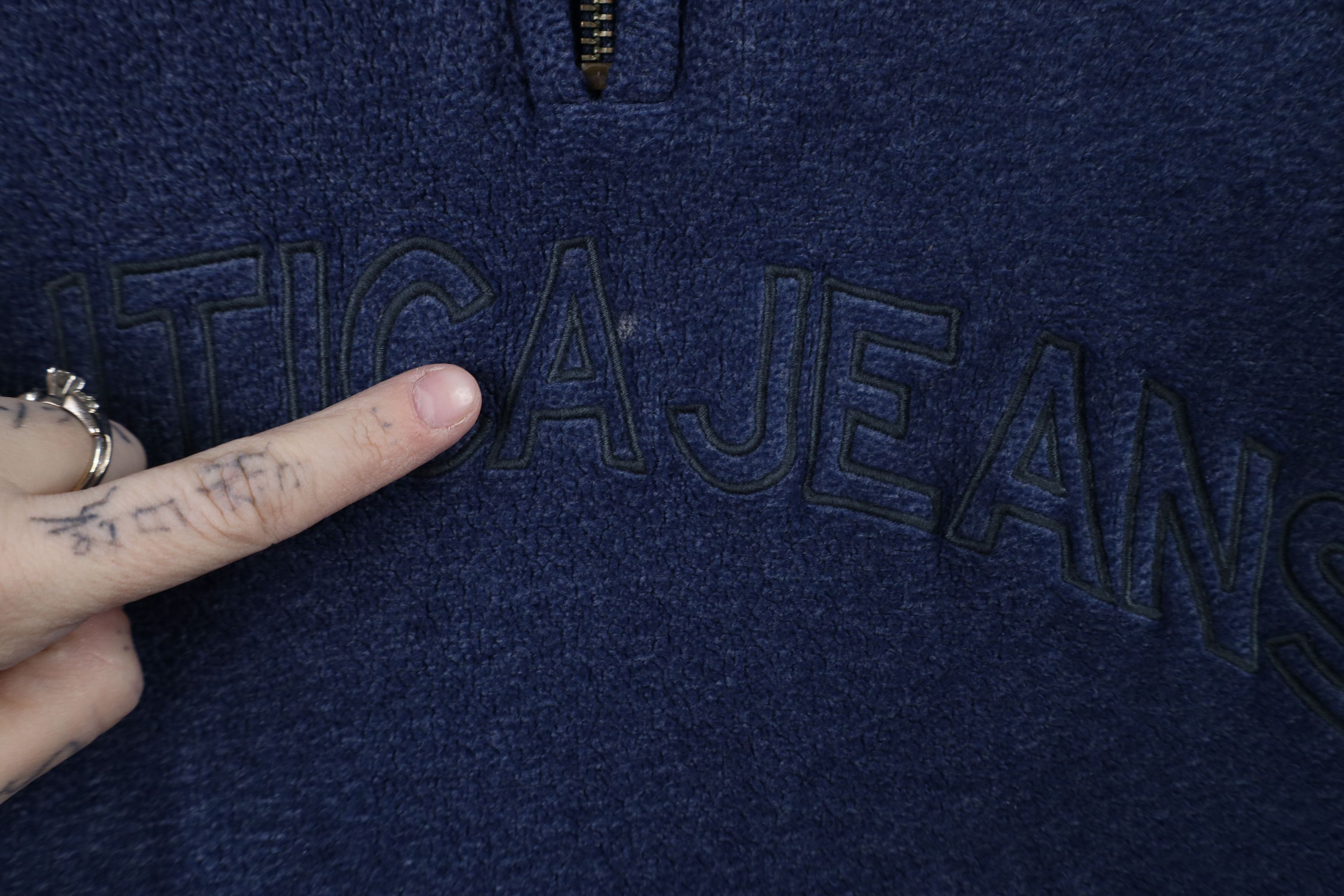 Nautica Vintage 90s Nautica Half Zip Fleece Pullover Sweater Size US L / EU 52-54 / 3 - 6 Thumbnail