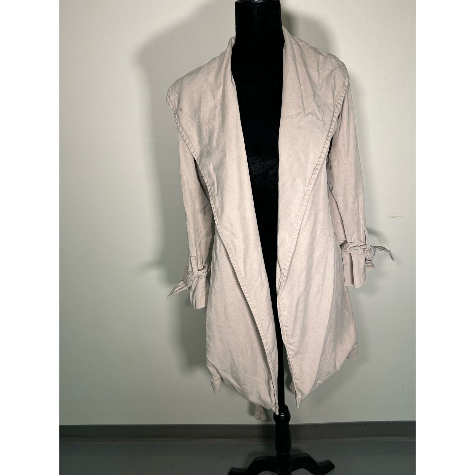 Other Alfani Petite Cotton Trenchcoat with Bow Size Petite Small Size S / US 4 / IT 40 - 1 Thumbnail