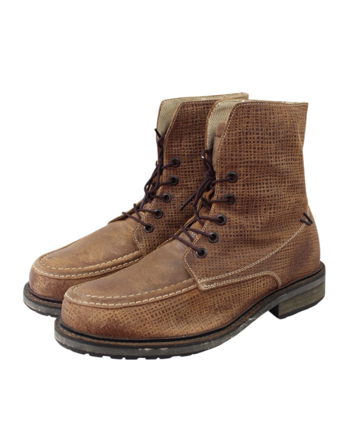 Leather × Vintage 2000S BUFFOLO SUEDE WORK BOOTS Size US 7.5 / EU 40-41 - 1 Thumbnail