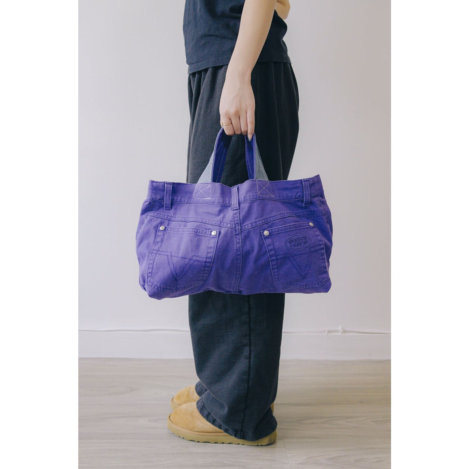 Versace Rework Vintage Versace V2 Denim Shoulder Bag Size ONE SIZE - 2 Thumbnail