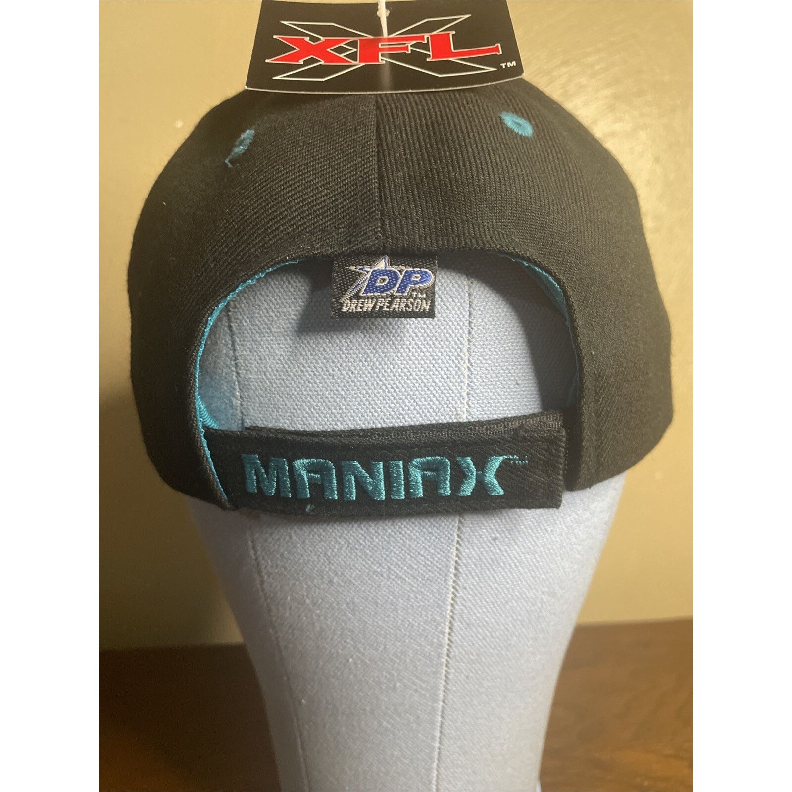 Drew Pearson Vintage XFL Hat Maniax Logo Drew Pearson Strap Back NWT Size ONE SIZE - 5 Thumbnail