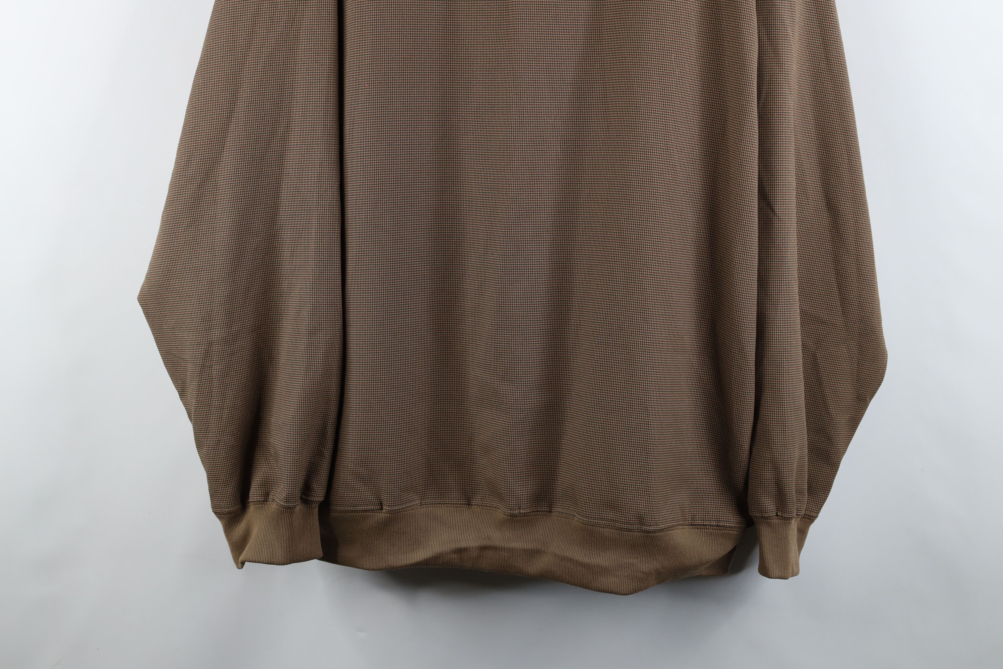 L.L. Bean × Vintage Vintage 90s LL Bean Houndstooth Pullover Windbreaker Jacket Size US L / EU 52-54 / 3 - 3 Thumbnail