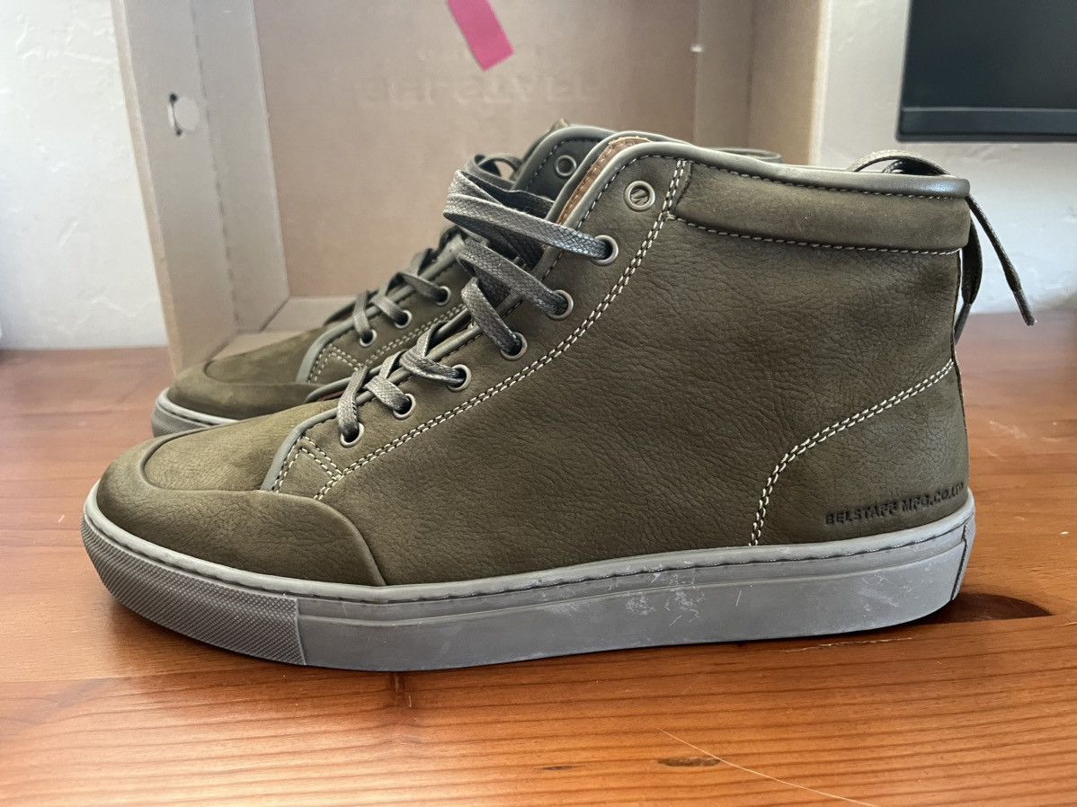 Belstaff Rally High Top Sneakers Size US 12 / EU 45 - 2 Thumbnail