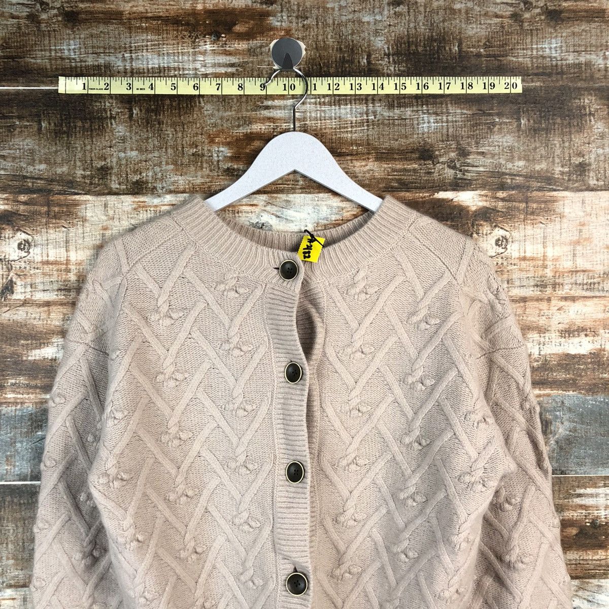 Vintage Japanese Brand Brown Cardigan Knitwear #A2182 Size S / US 4 / IT 40 - 2 Thumbnail