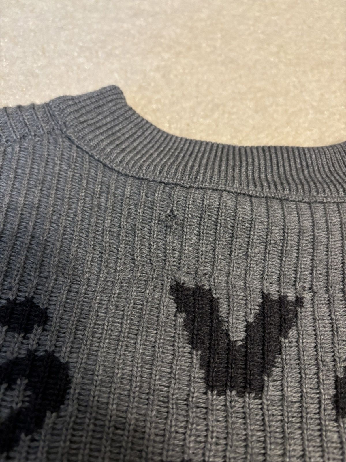 Louis Vuitton Louis Vuitton LV Knit Earth Logo Pattern Crewneck Sweater Size US L / EU 52-54 / 3 - 4 Thumbnail