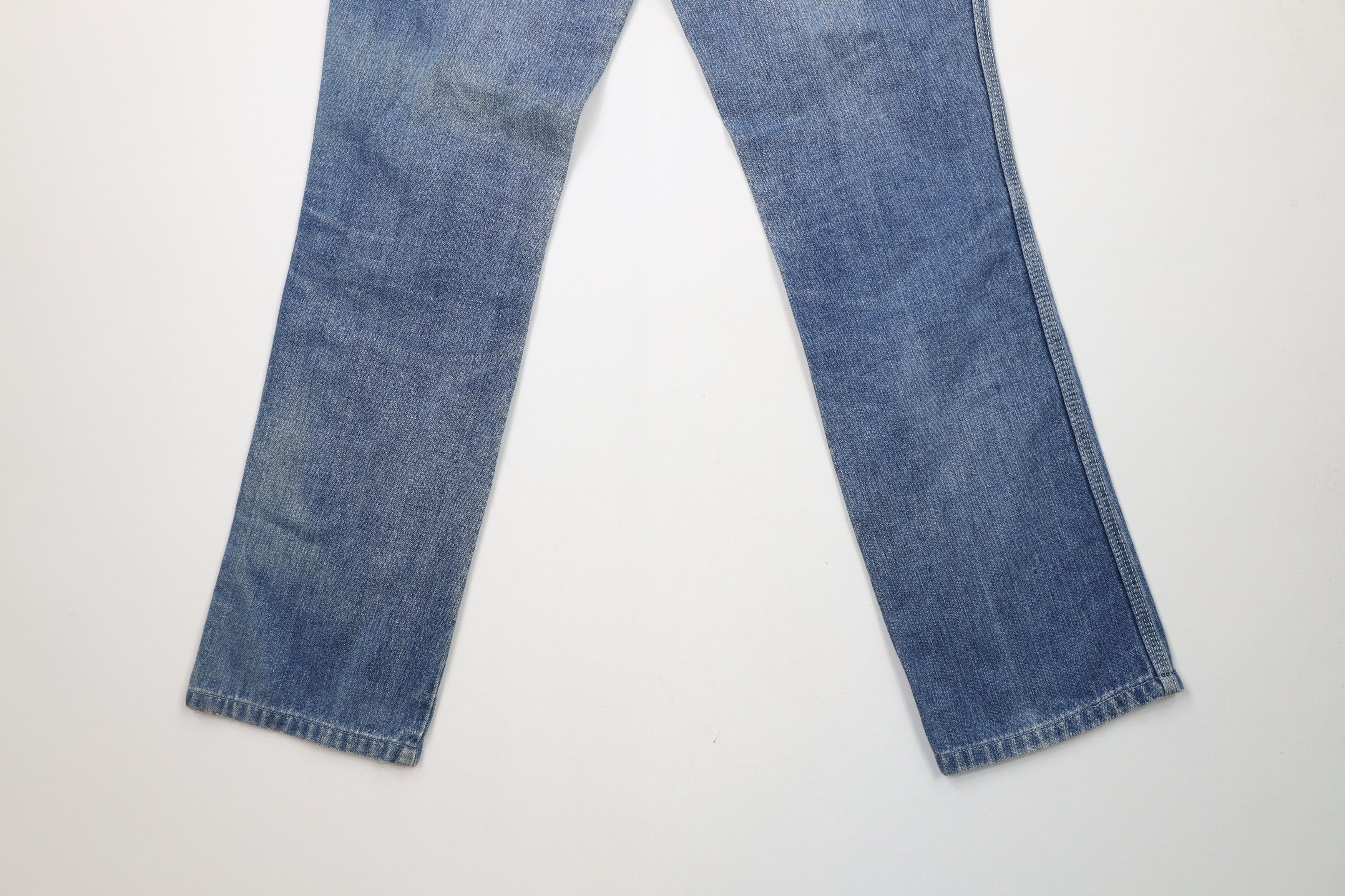 Vintage Vintage 90s Streetwear Flared Denim Jeans Blue Cotton Size 32" / US 10 / IT 46 - 14 Thumbnail