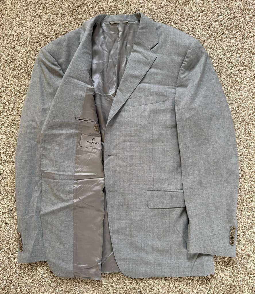 Canali Canali Italian Wool Suit Jacket Blazer - 54 Drop 7 / 44R Size 44R - 1 Thumbnail