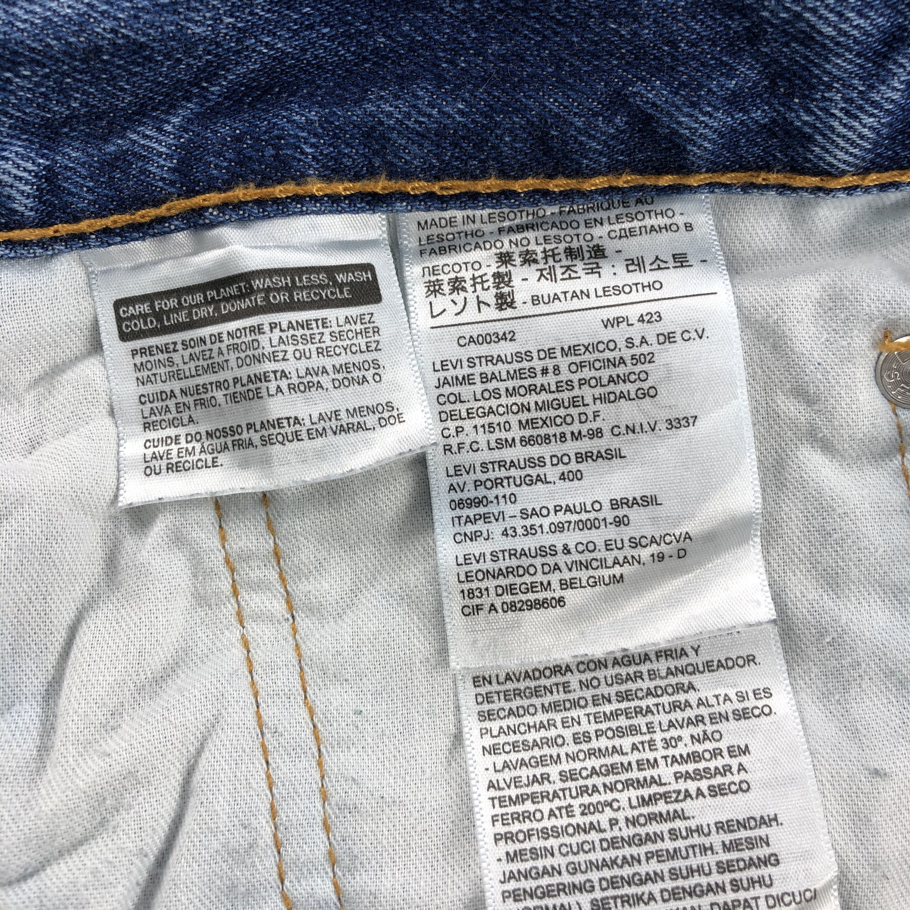 Levi's Vintage Stone Washed Levis 505 Jeans-JM1141 Size US 39 - 11 Thumbnail