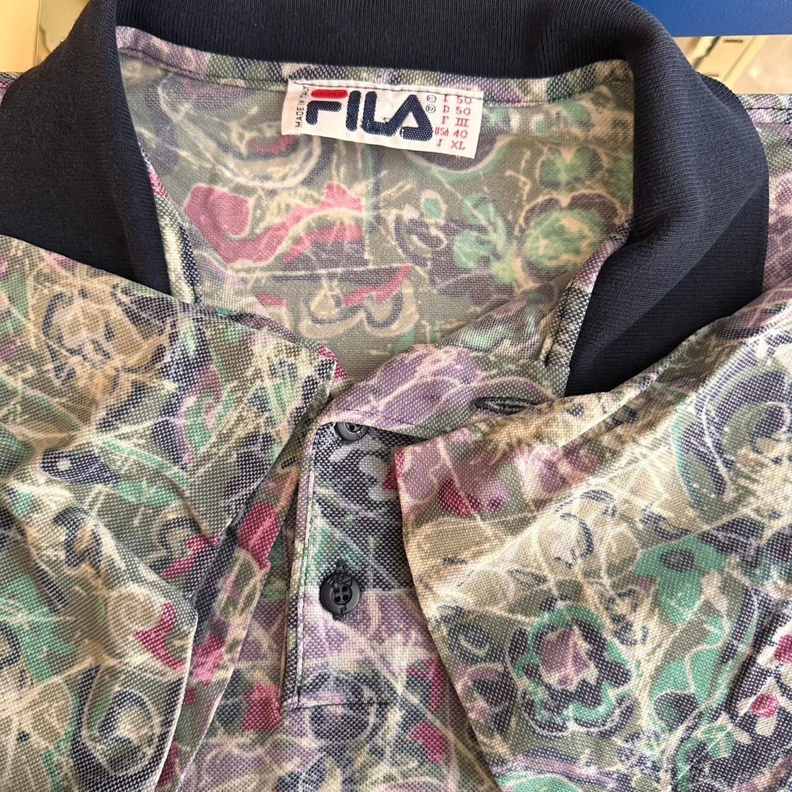 Fila × Vintage Vintage Fila Polo Shirt Size XL Size US XL / EU 56 / 4 - 7 Thumbnail