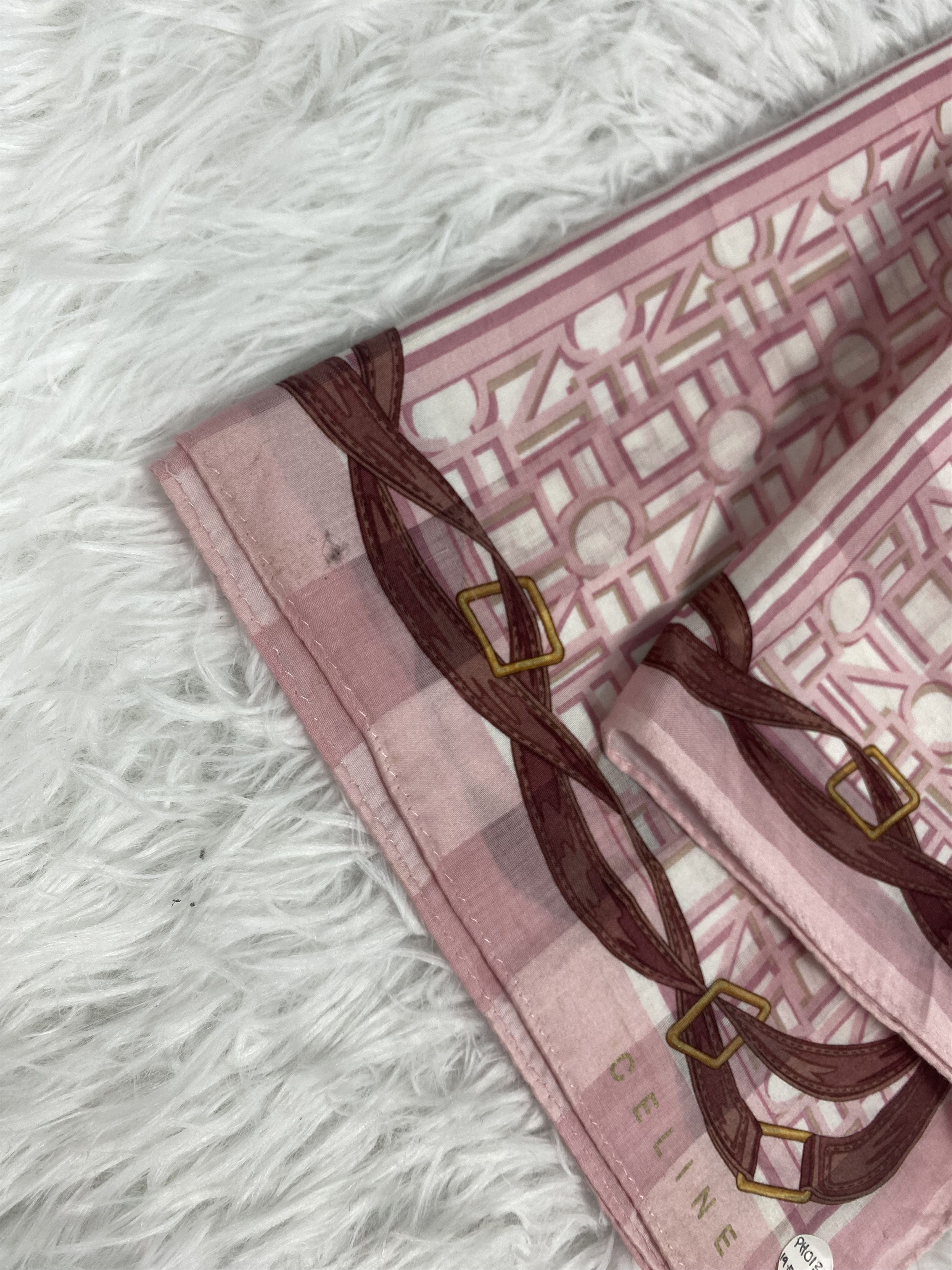 Celine × Vintage Vintage Celine Handkerchief PH0135 Size ONE SIZE - 3 Thumbnail