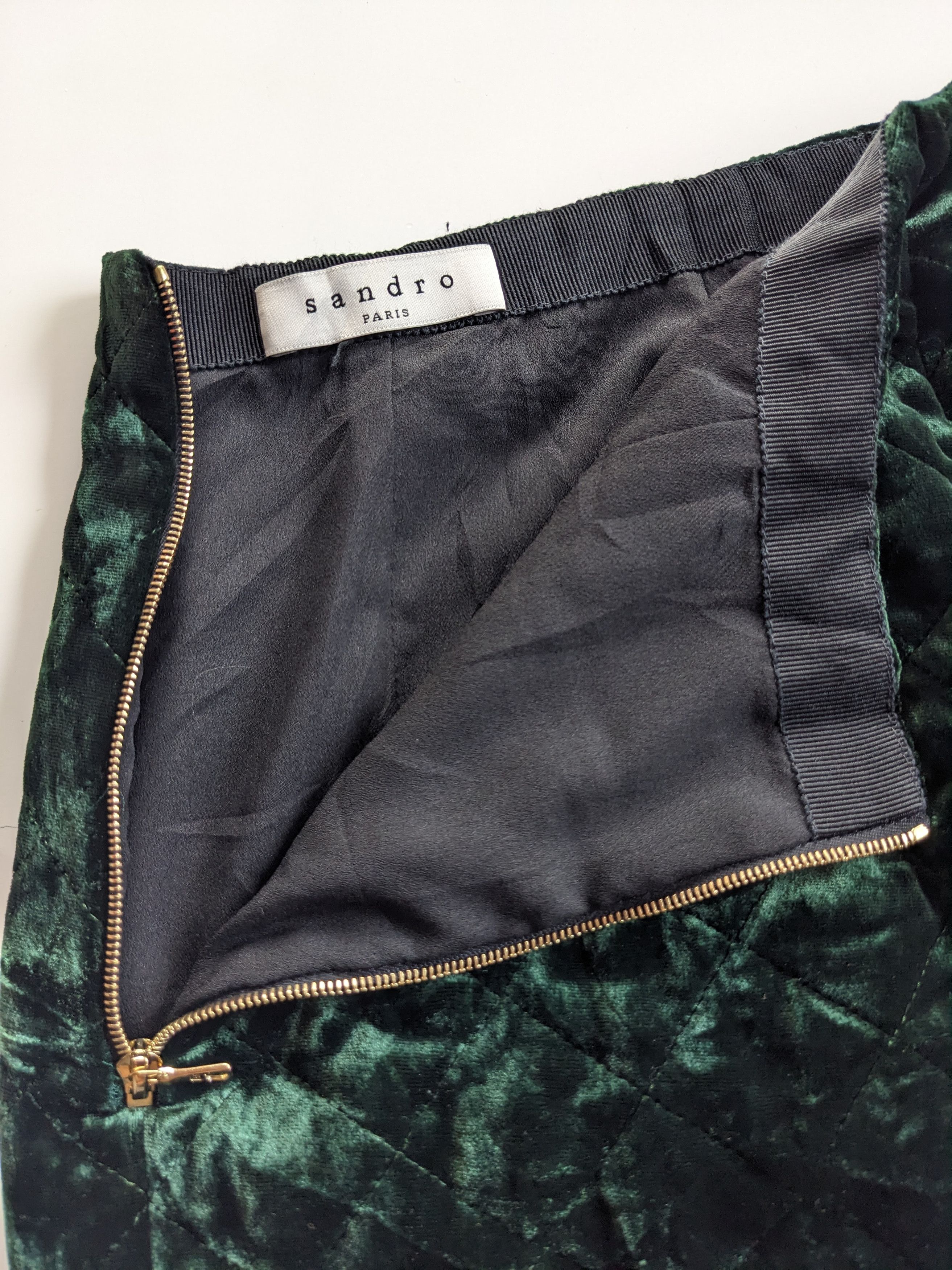 Sandro Sandro Paris velvet mini skirt Size 26" / US 2 / IT 38 - 5 Thumbnail