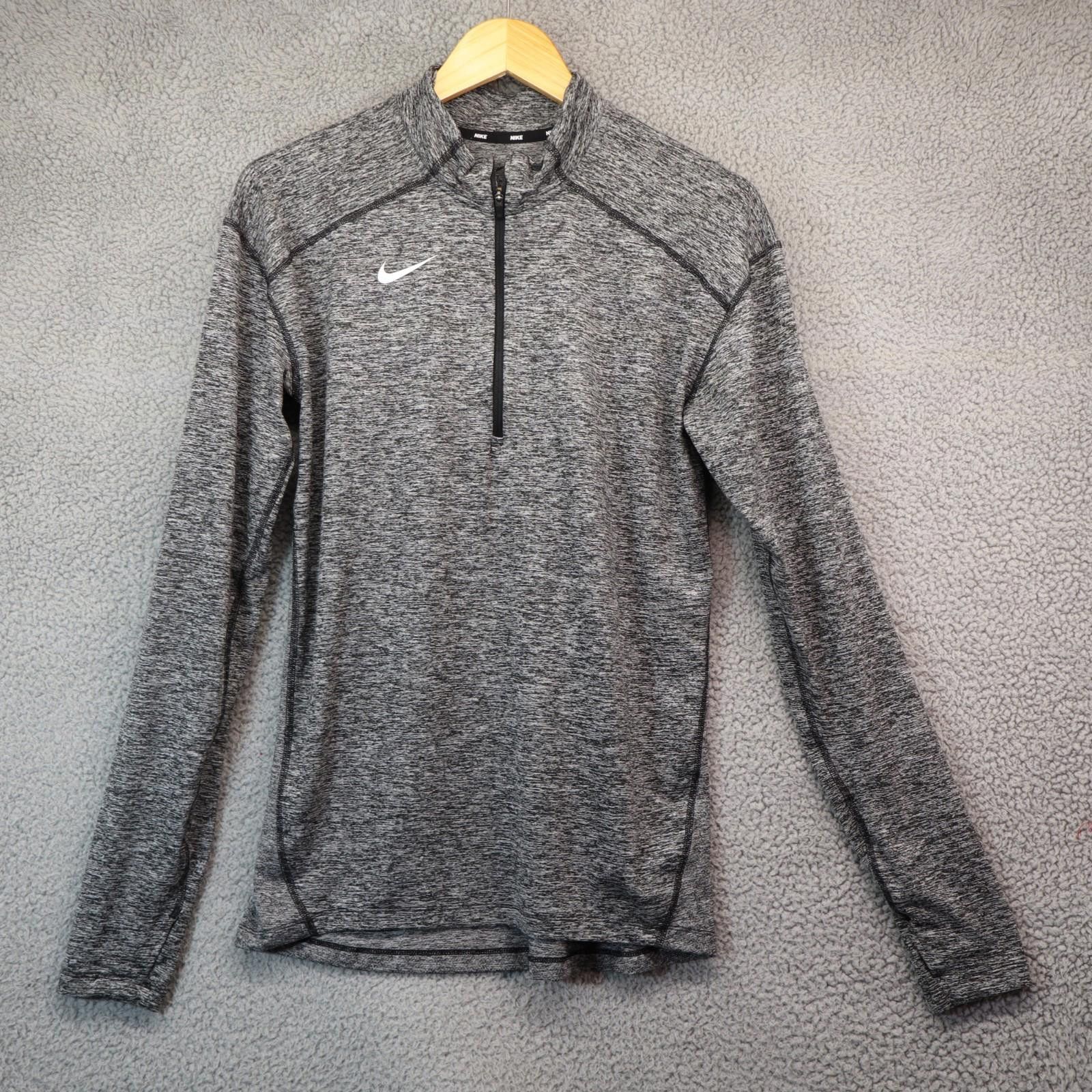 Nike Nike Element Dri-Fit Half Zip Small Heather Gray 896691 061 Size US S / EU 44-46 / 1 - 1 Thumbnail