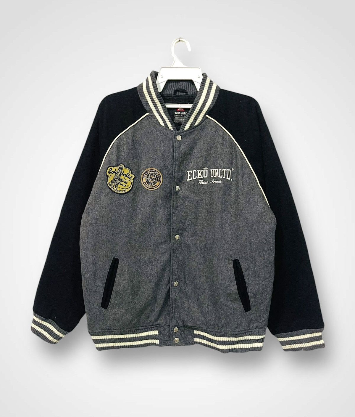 Ecko Unltd. × JNCO × Phat Farm Ecko Unltd Varsity Jacket Size US L / EU 52-54 / 3 - 1 Thumbnail
