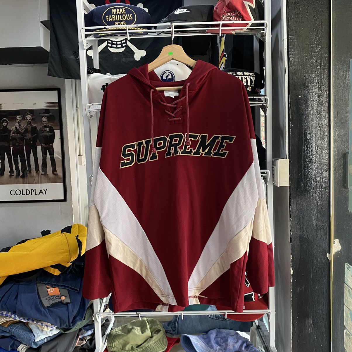 Supreme Hooded Hockey Jersey | Grailed