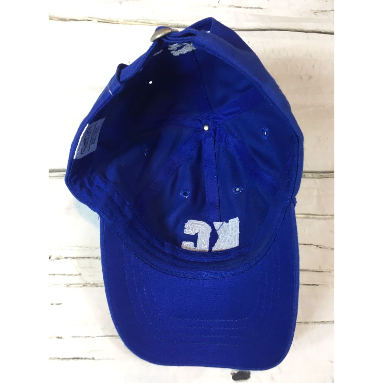 Vintage Kansas City KC Royals 2007 Season Ticket Holder Adjustable Hat Embroidered CAM Men Adjustable Blue EUC Baseball Cap Hat Mens Mens Size ONE SIZE - 5 Thumbnail
