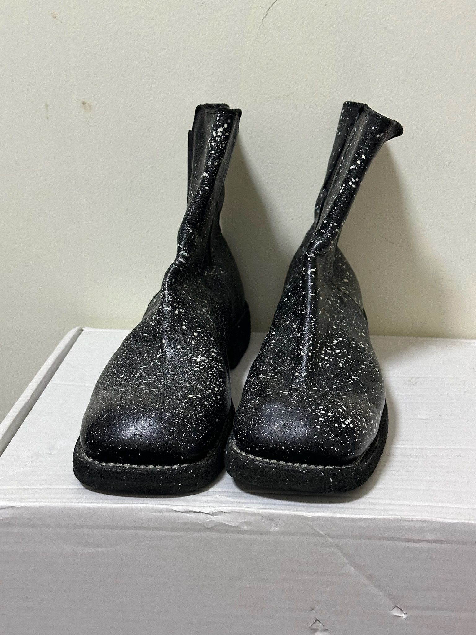 靴 GUIDI 9088V / HORSE FULL GRAIN / BLK Guidi GUIDI 9088 Square-toe Horse Leather Back-zip Ankle