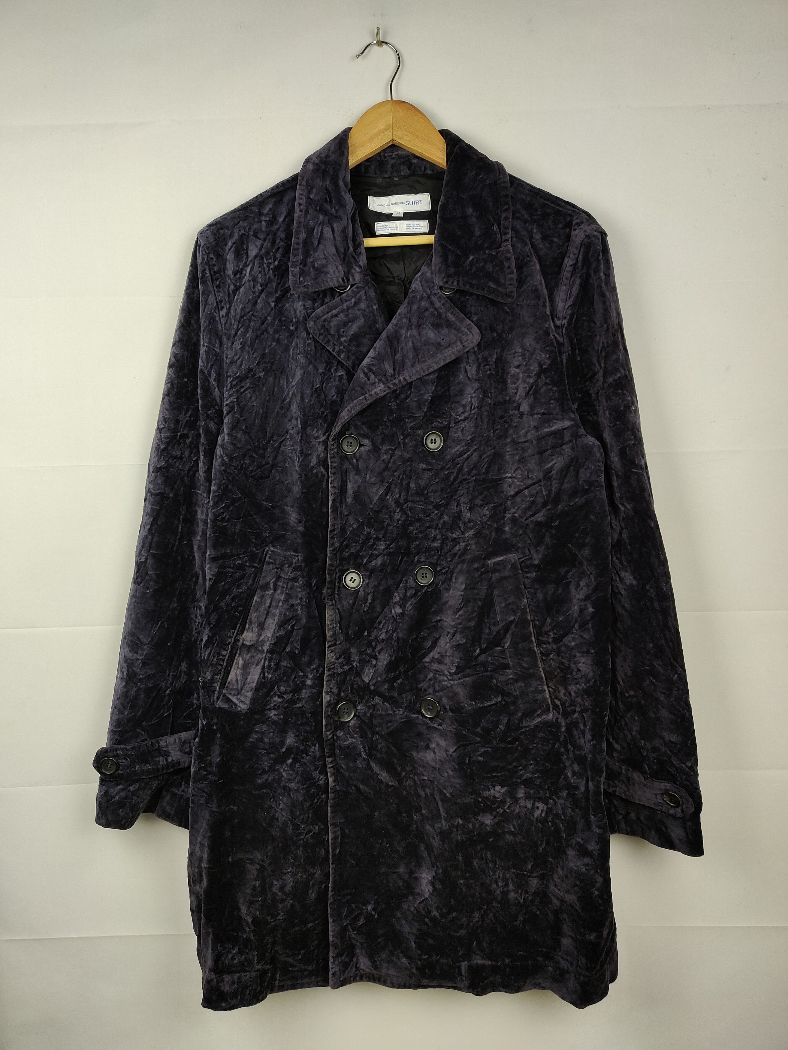 Comme des Garcons × Vintage Vintage Comme Des Garçons Wool Long Coat Size US M / EU 48-50 / 2 - 1 Thumbnail