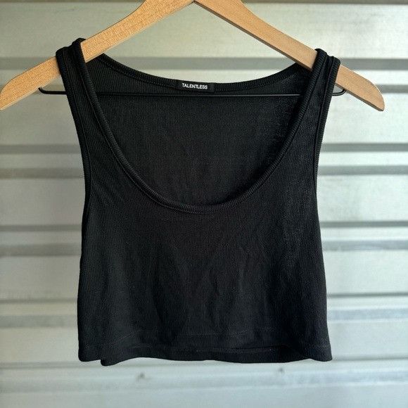 Talentless NEW TALENTLESS WOMENS CROP MODAL BLANK TANK SZ EXTRA LARGE Size XL / US 12-14 / IT 48-50 - 3 Thumbnail