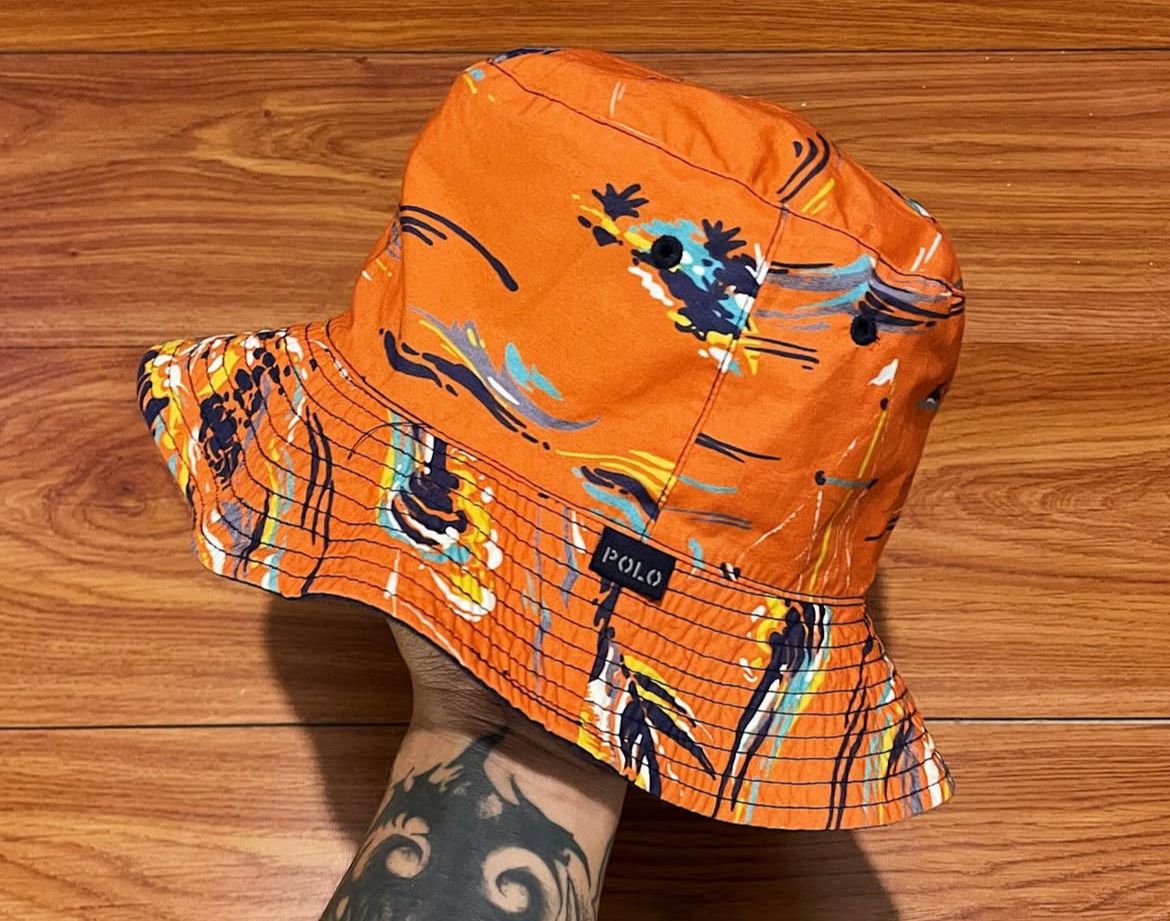 Polo Ralph Lauren 2000s Polo Ralph Lauren Reversible Bucket Hats y2k Size ONE SIZE - 2 Thumbnail