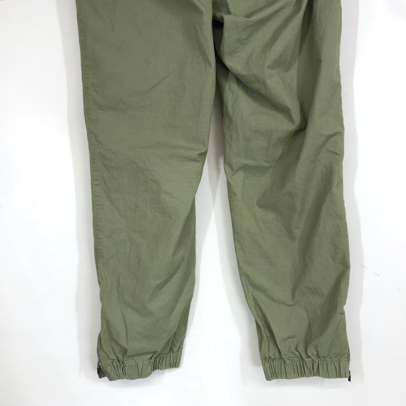 Eddie Bauer Eddie Bauer Women Olive Green Cargo Jogger Pants Drawstring Zip Ankles Size 8 Size 30" / US 8 / IT 44 - 6 Thumbnail