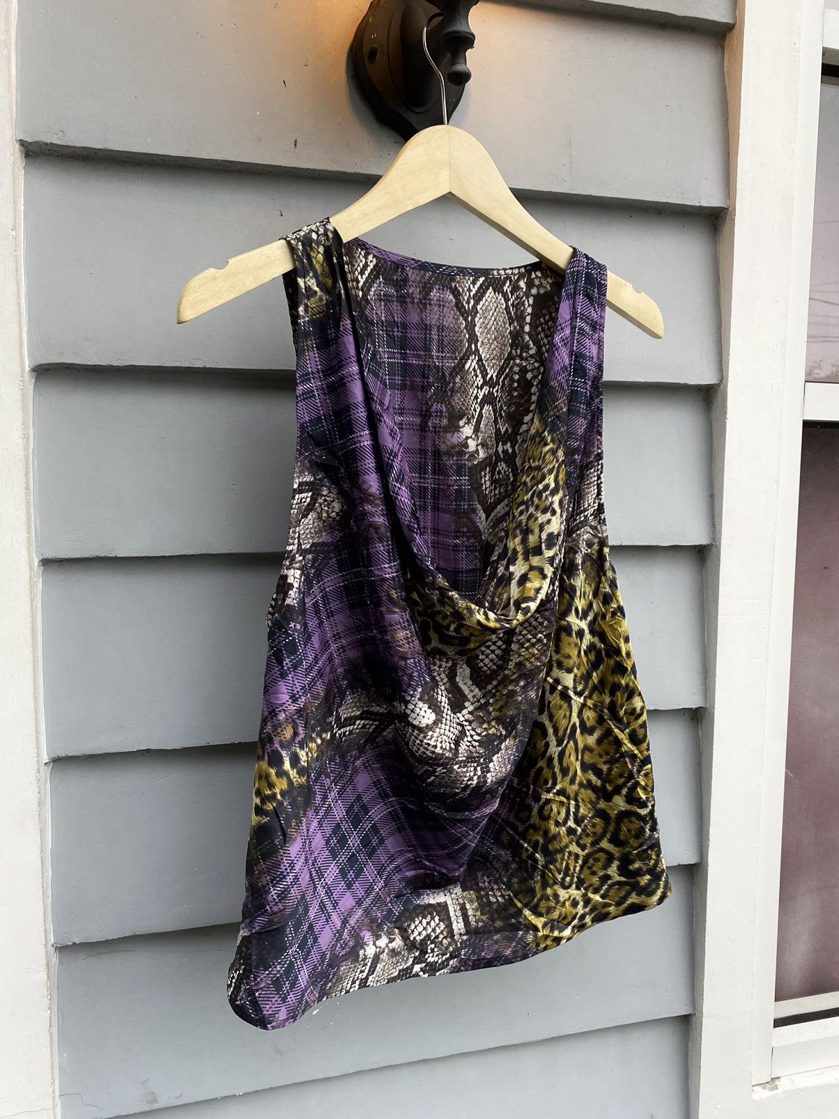 Vintage Snakeskin Leopard Punk Tartan Art Vvienne Westwood Style Size M / US 6-8 / IT 42-44 - 6 Thumbnail