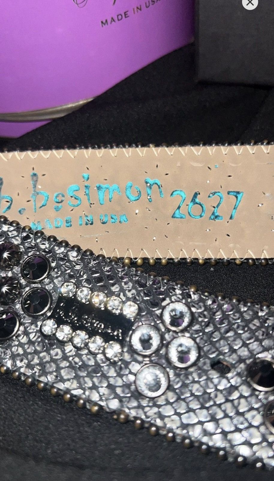 B.B. Simon B.B. Simon world belt 🌎 Size 42 - 3 Thumbnail