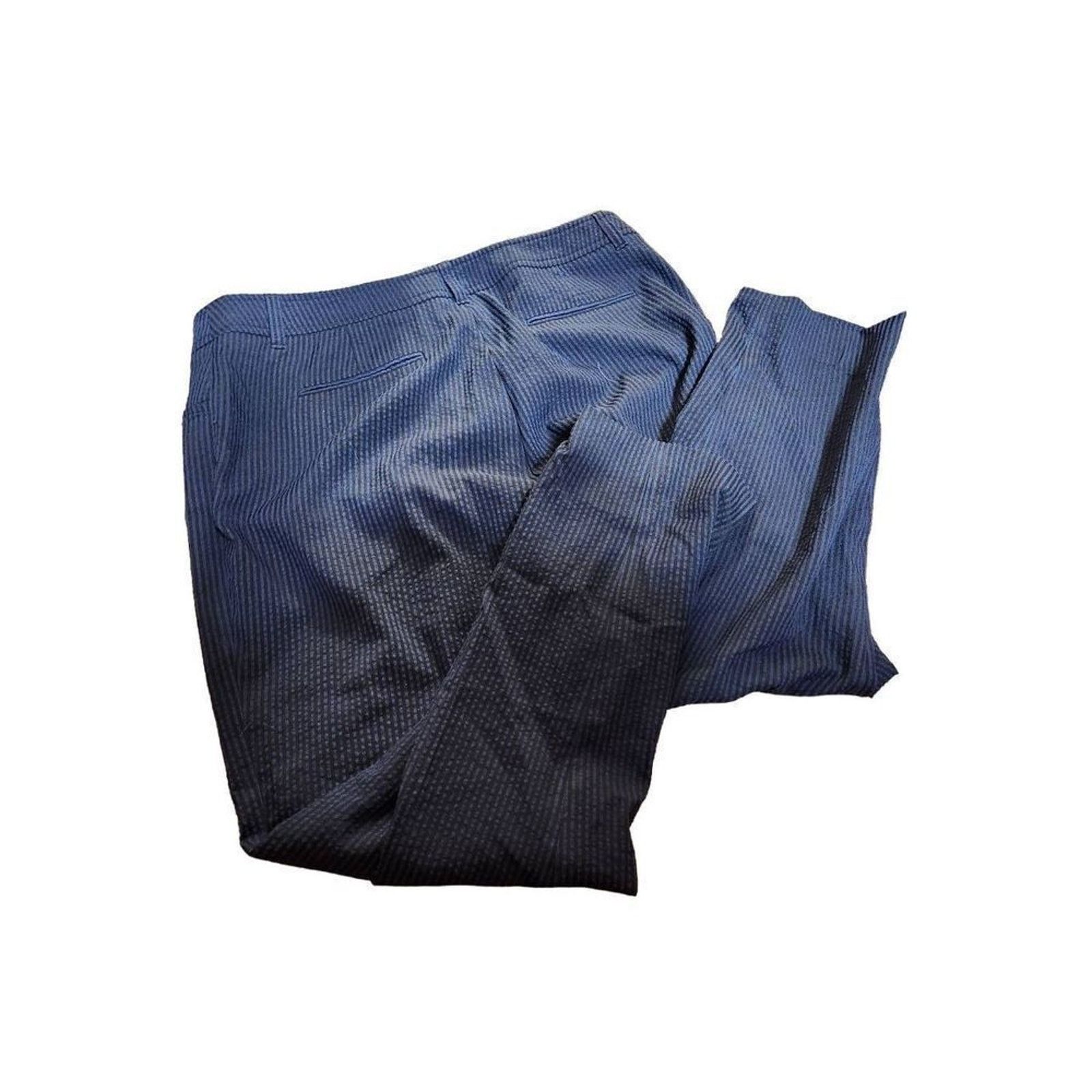 Anne Klein Ann klein size 10 professional pants blue Size 32" / US 10 / IT 46 - 4 Thumbnail