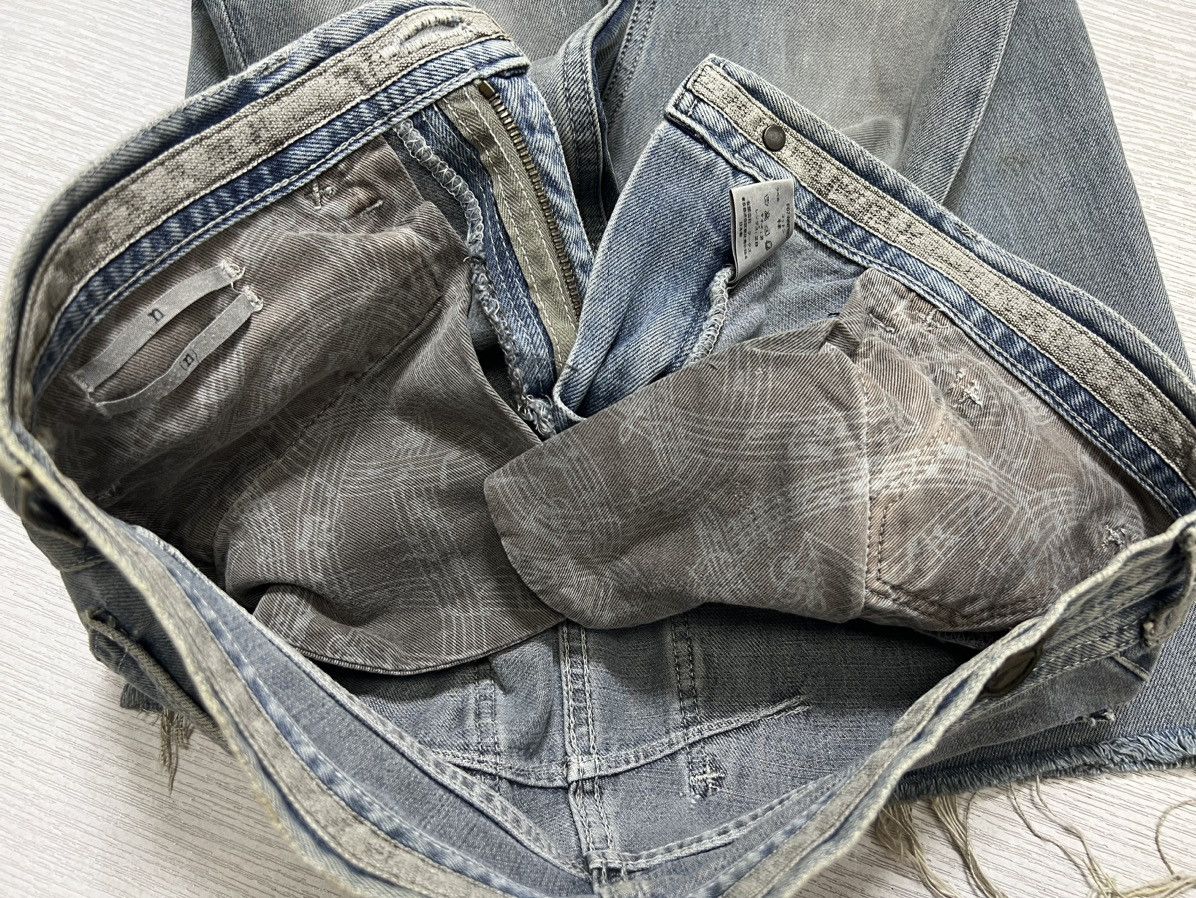 Number (N)ine Number (N)ine - S/S 07’ - Mudwash Distressed Pain Denim Size US 30 / EU 46 - 14 Thumbnail