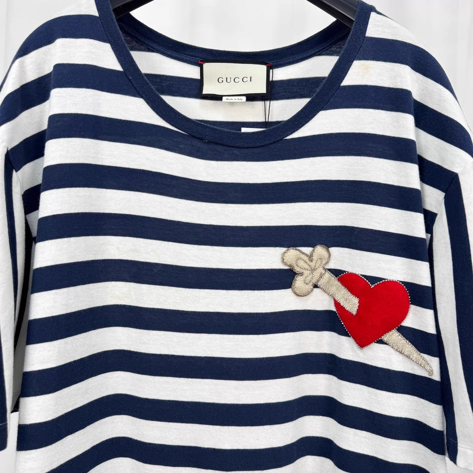 Gucci Gucci Beaded Embroidered Stripe SS XXL 95 New Size XXL / US 16-18 / IT 52-54 - 3 Thumbnail
