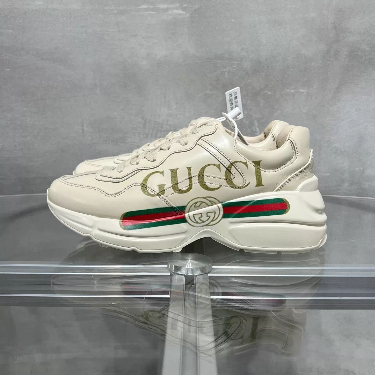 Gucci Gucci Rhyton Ivory 36.5 Box YH23075 Size US 6 / IT 36 - 3 Thumbnail