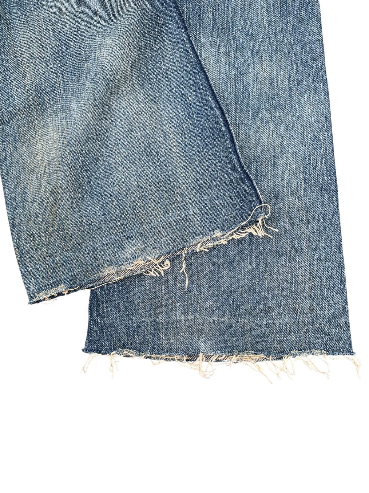 Kapital HYSTERIC GLAMOUR LED ZEPPELIN FLARE SELVEDGE DISTRESSEDDENIM Size US 32 / EU 48 - 19 Thumbnail