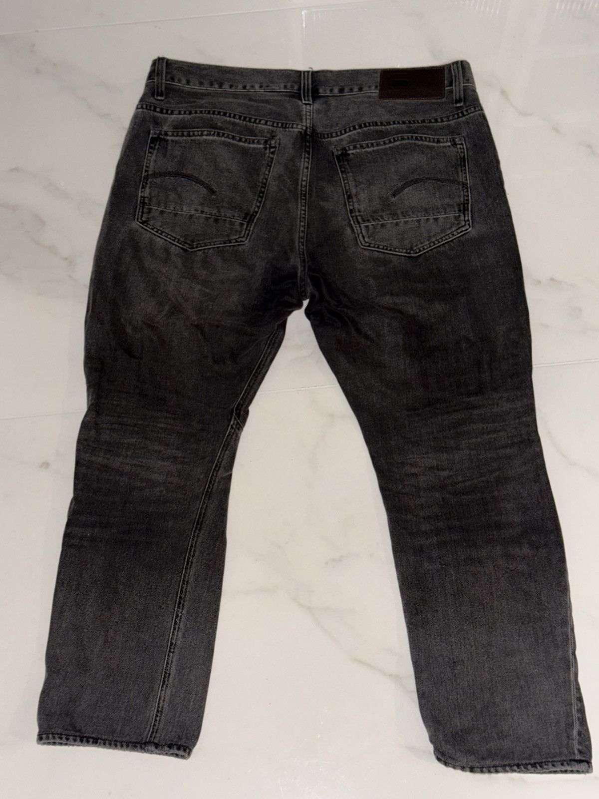 G-Star G Star Raw A-Staq Regular Tapered Jeans - Grey Size US 33 - 9 Thumbnail